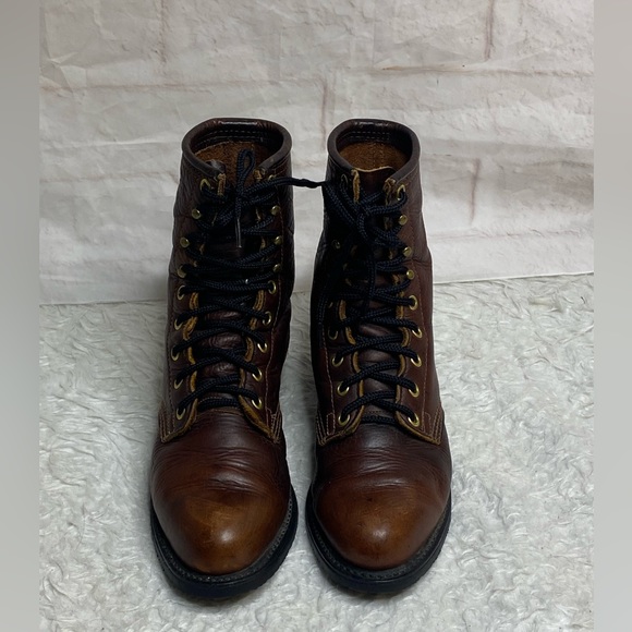 PD Tuff Woman leather Wester boots size 8 - Picture 5 of 9